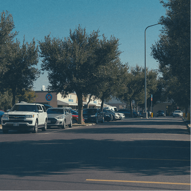 Retail & Mixed Use Lots parking example 1