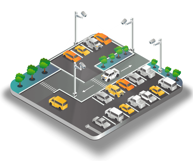Live lot occupancy diagram